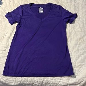 Nike dri-fit purple running shirt